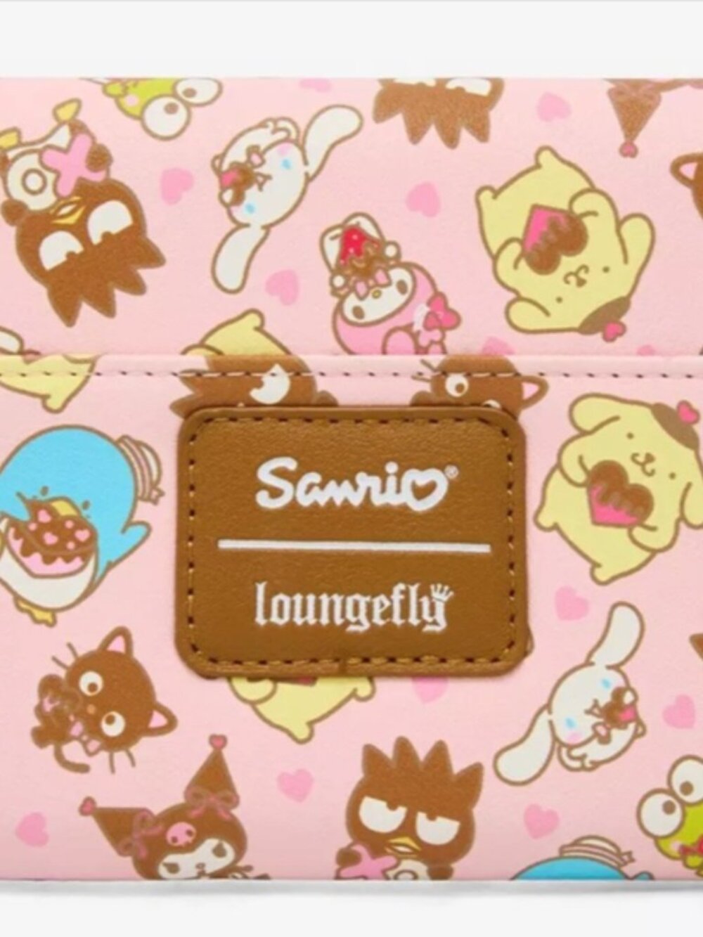 Loungefly Pink Hello Kitty Characters Mini Flap Wallet